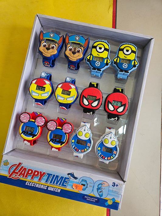 Character kids watches