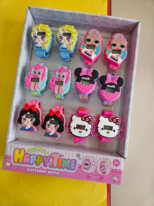 Character kids watches