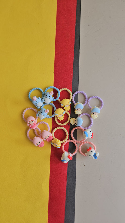 Kids mini hairties (kitty)