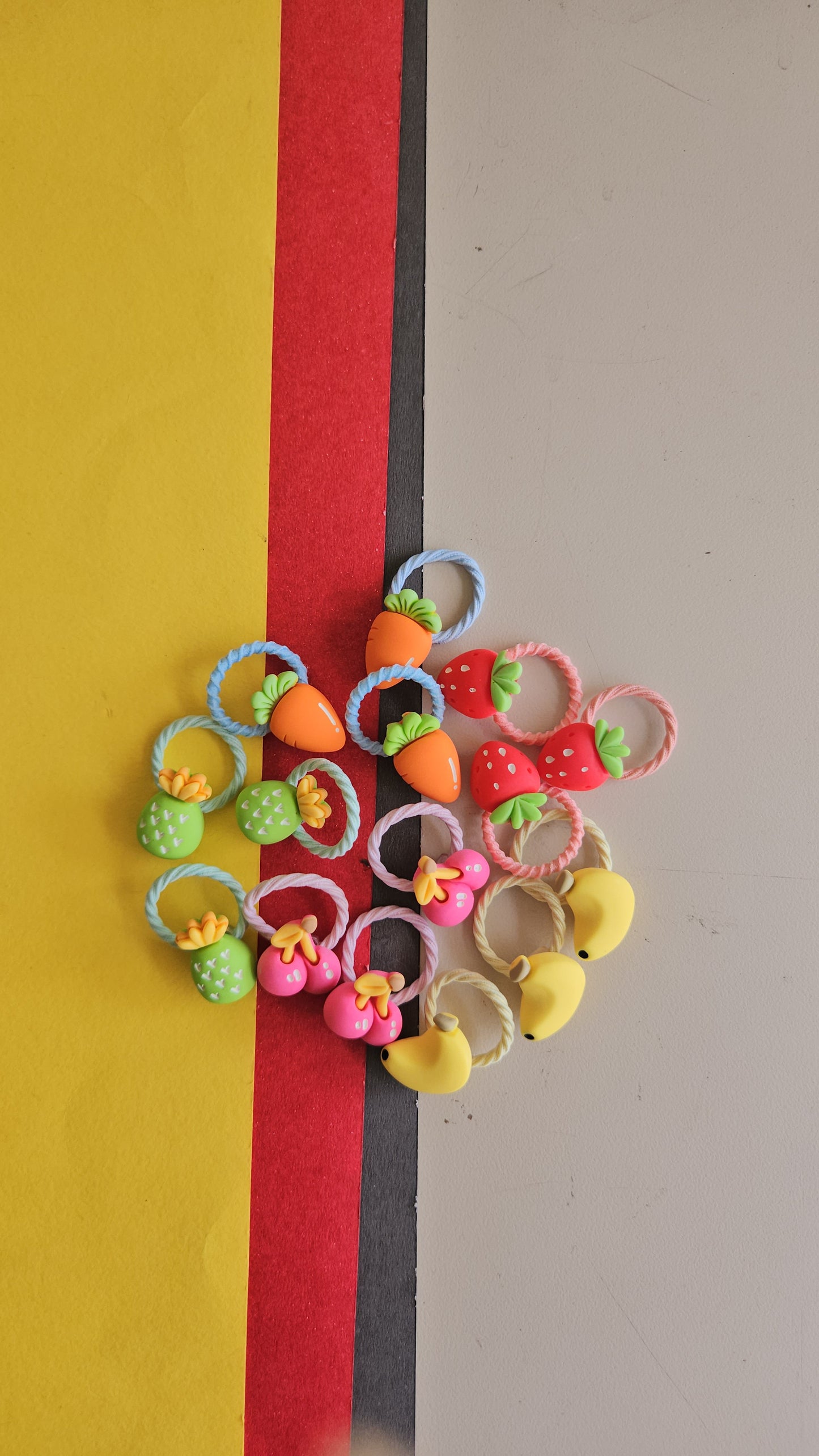 Kids mini hairties (fruits)