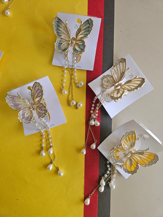 Meenakari butterfly claws 2