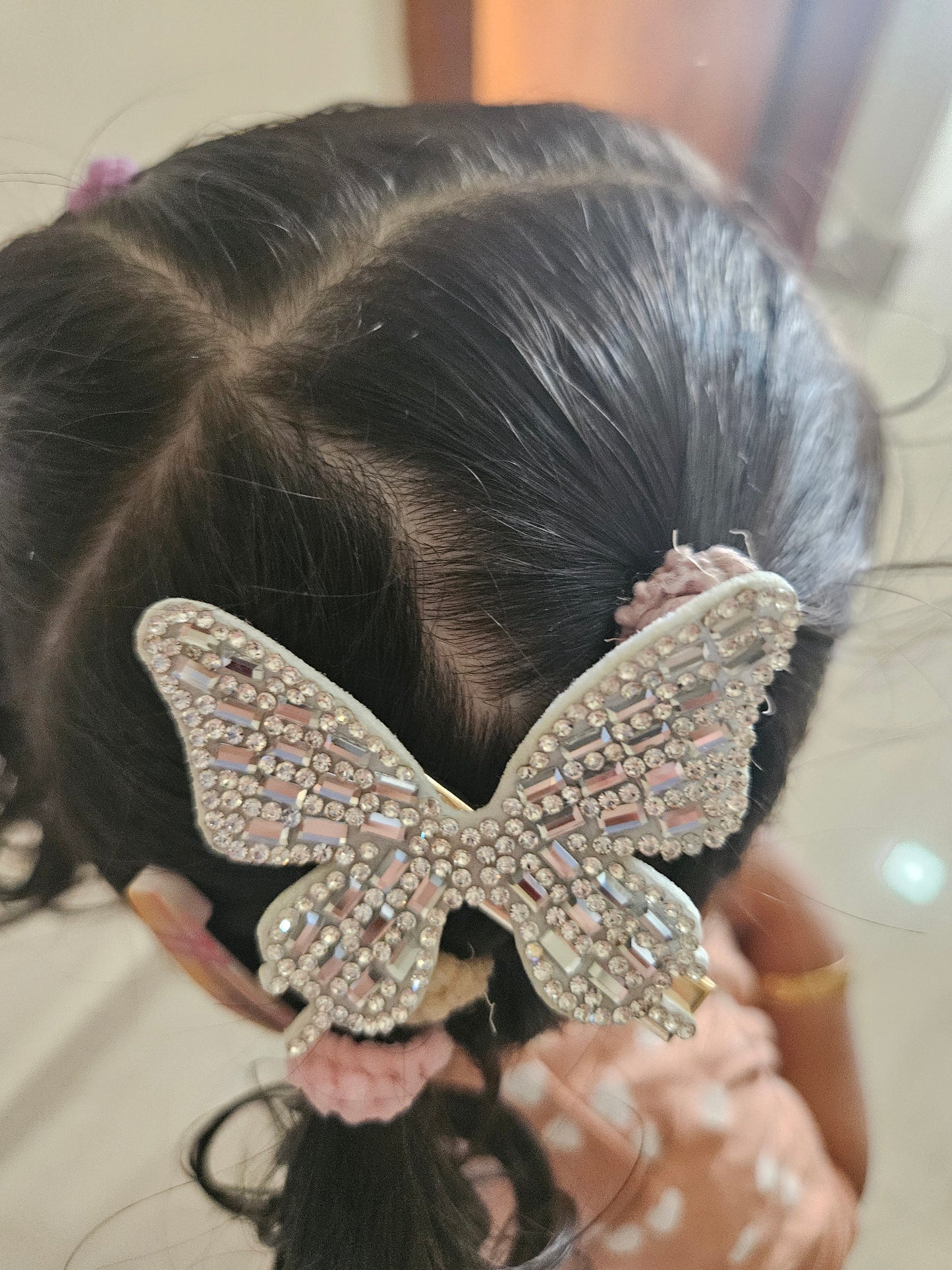 Stone butterfly jumbo clips