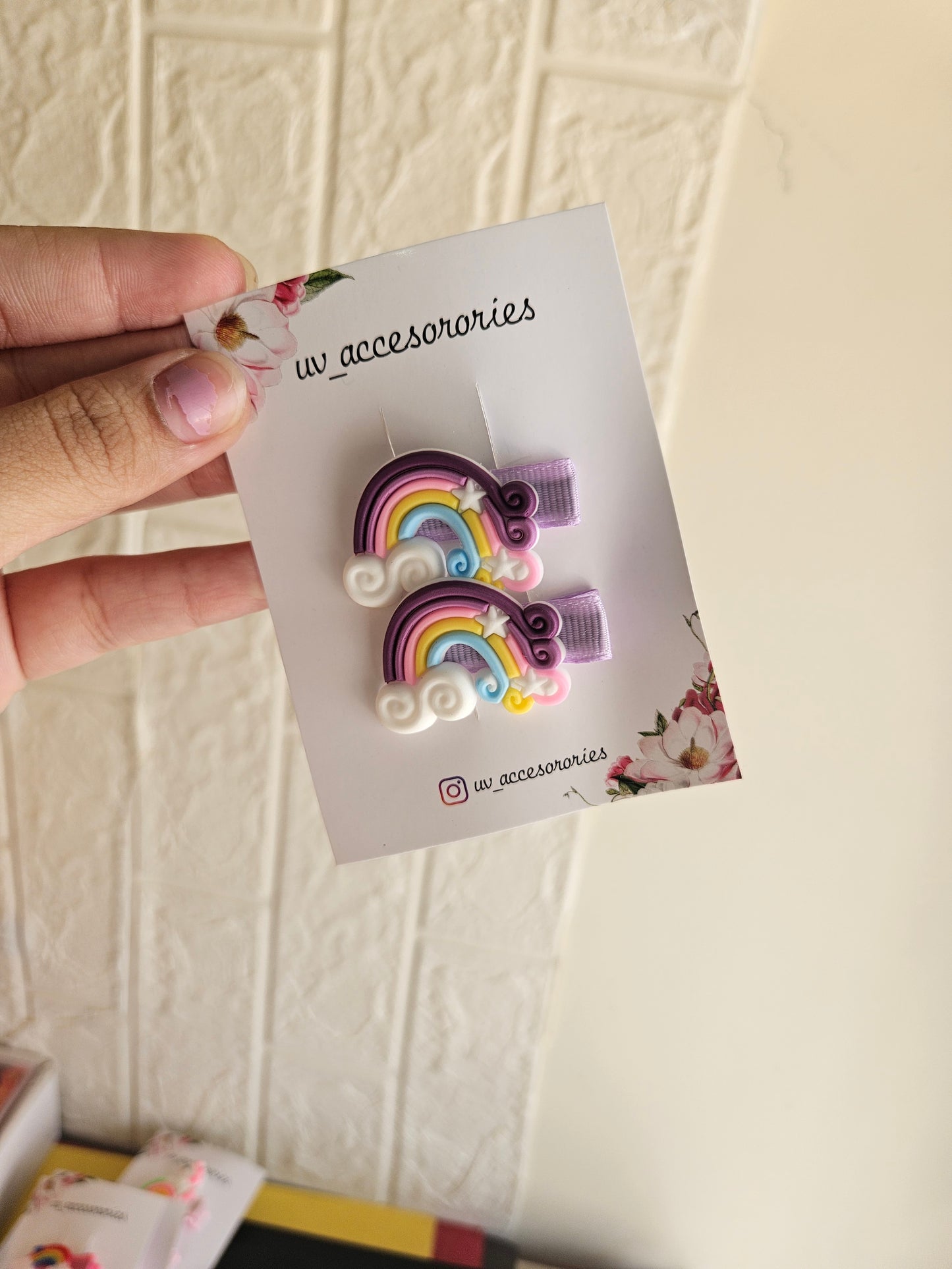 Rainbow clips