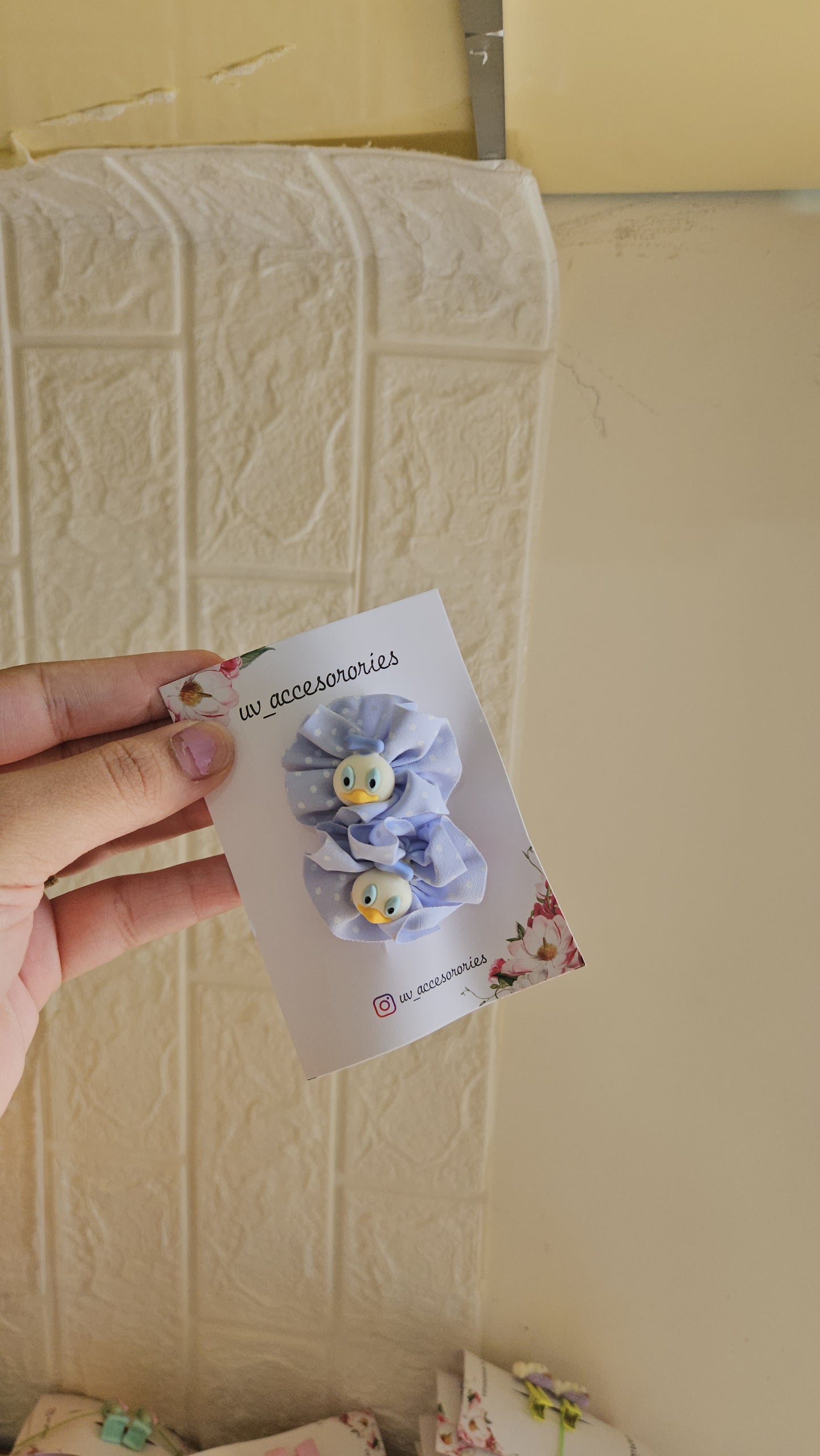 Mickey flower clips