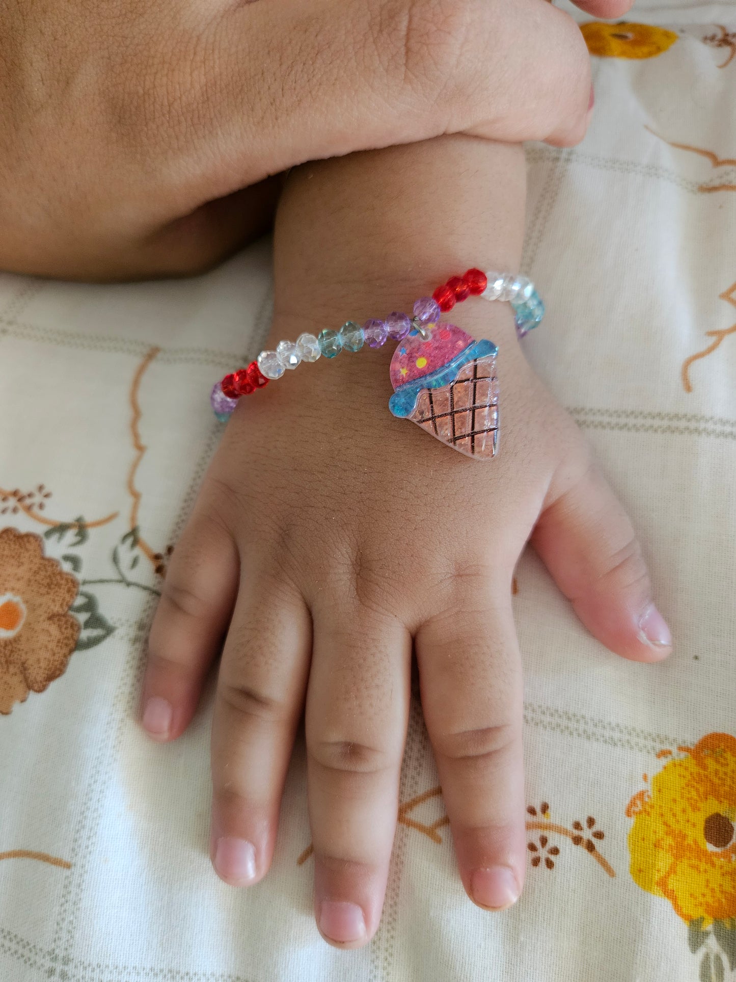 Multi colour beads bracelets kids