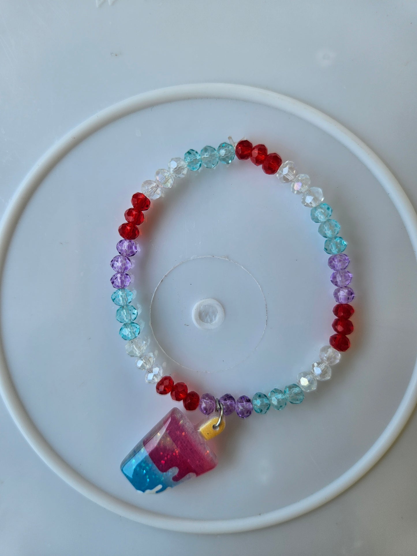 Multi colour beads bracelets kids