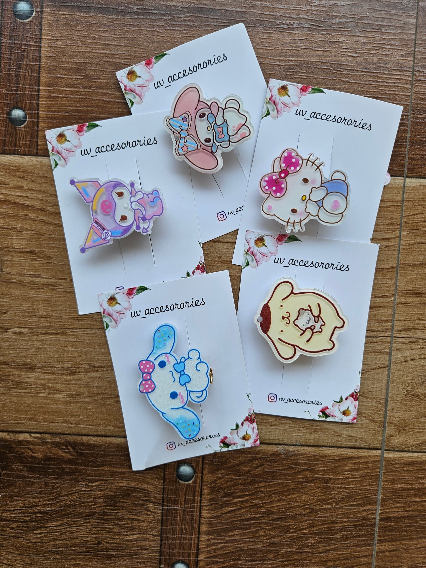 Sanrio lighting clips