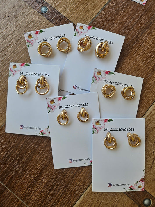 Gold trending earrings