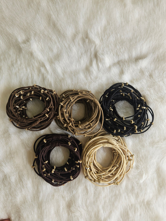 Partywear stone hairties