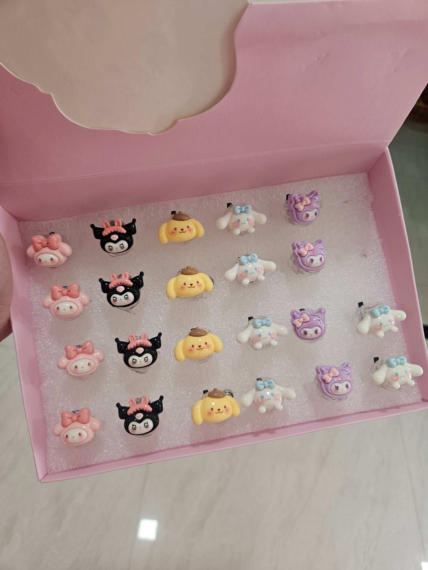 Sanrio lighting rings