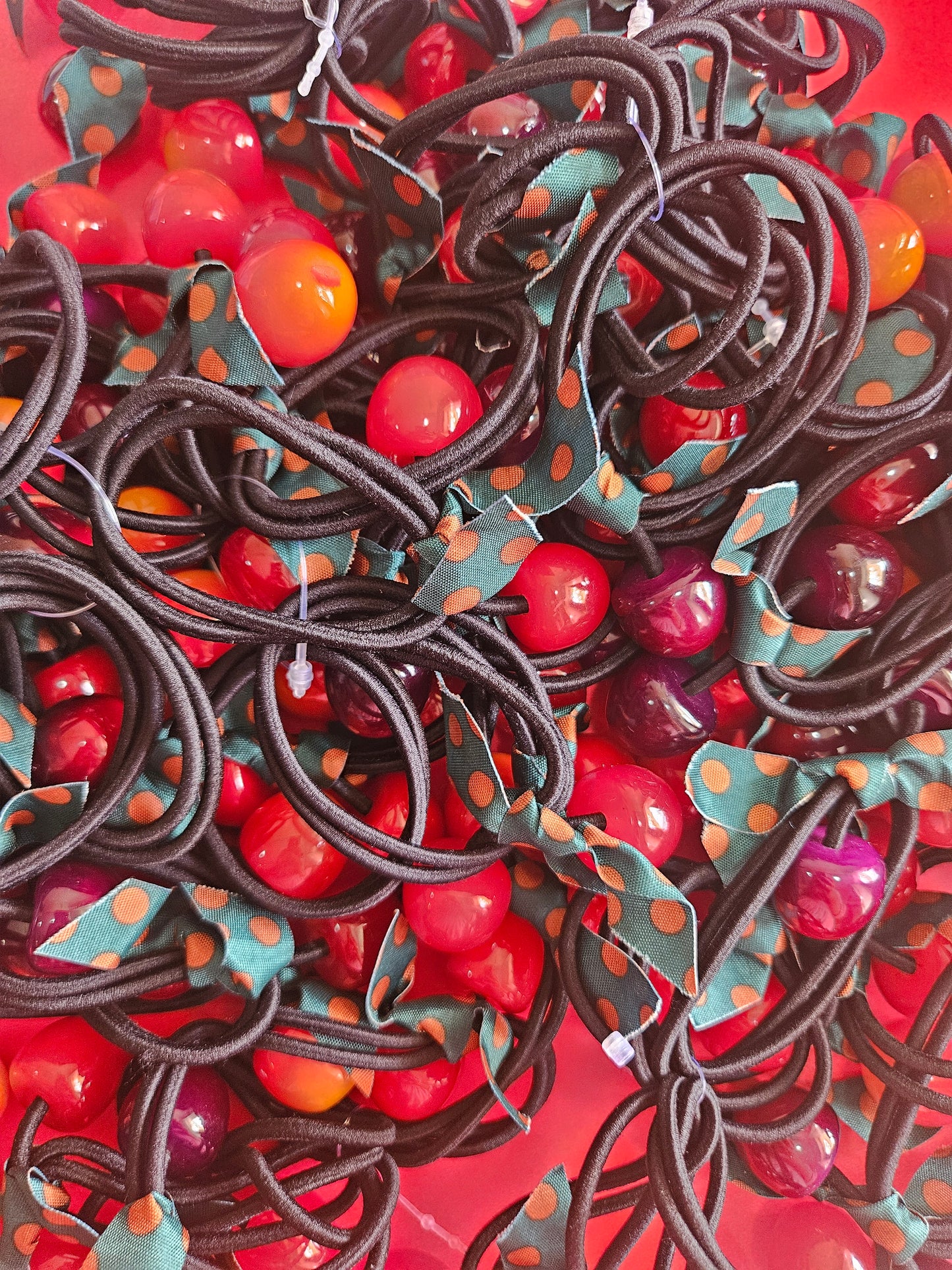 Cherry hairties