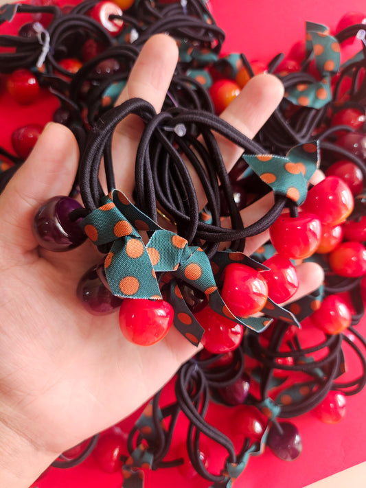 Cherry hairties