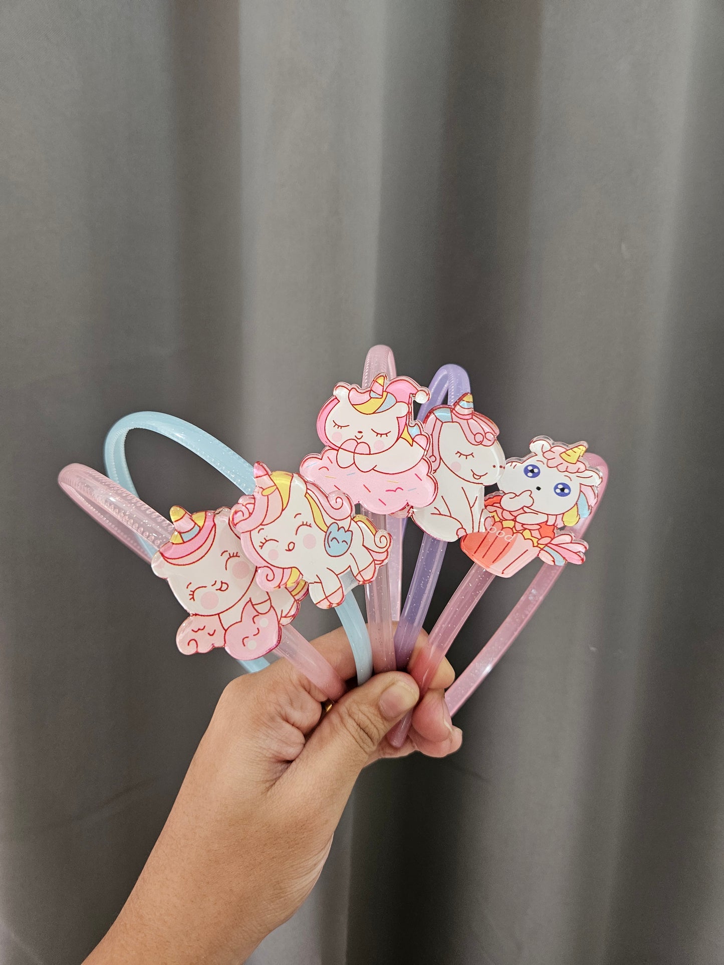 Glossy unicorn headbands