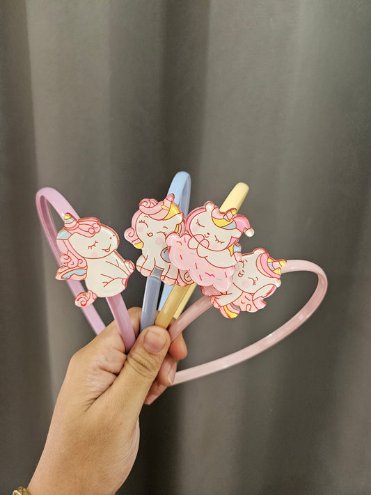 Glossy unicorn headbands