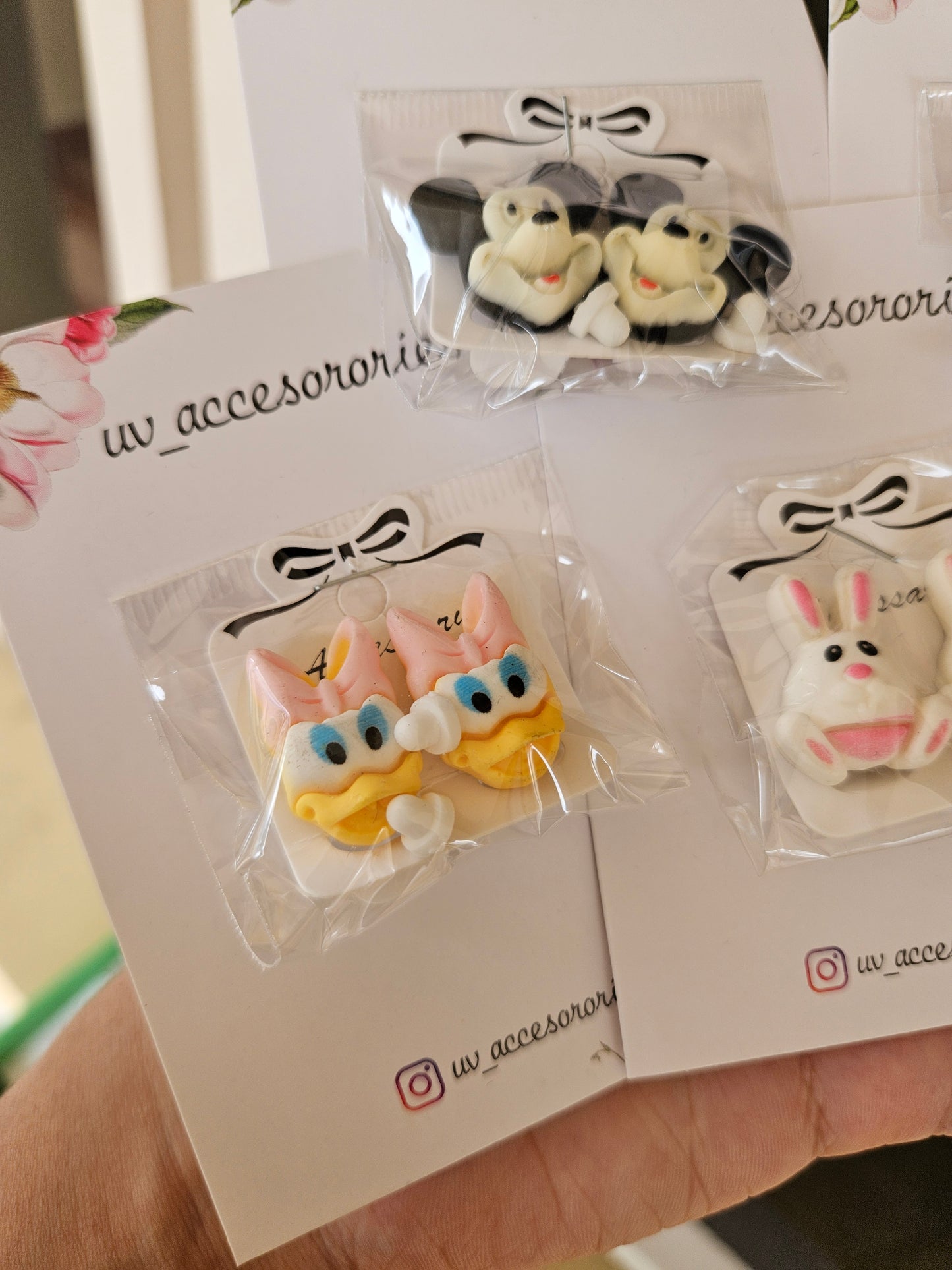 Cartoon clip on earring