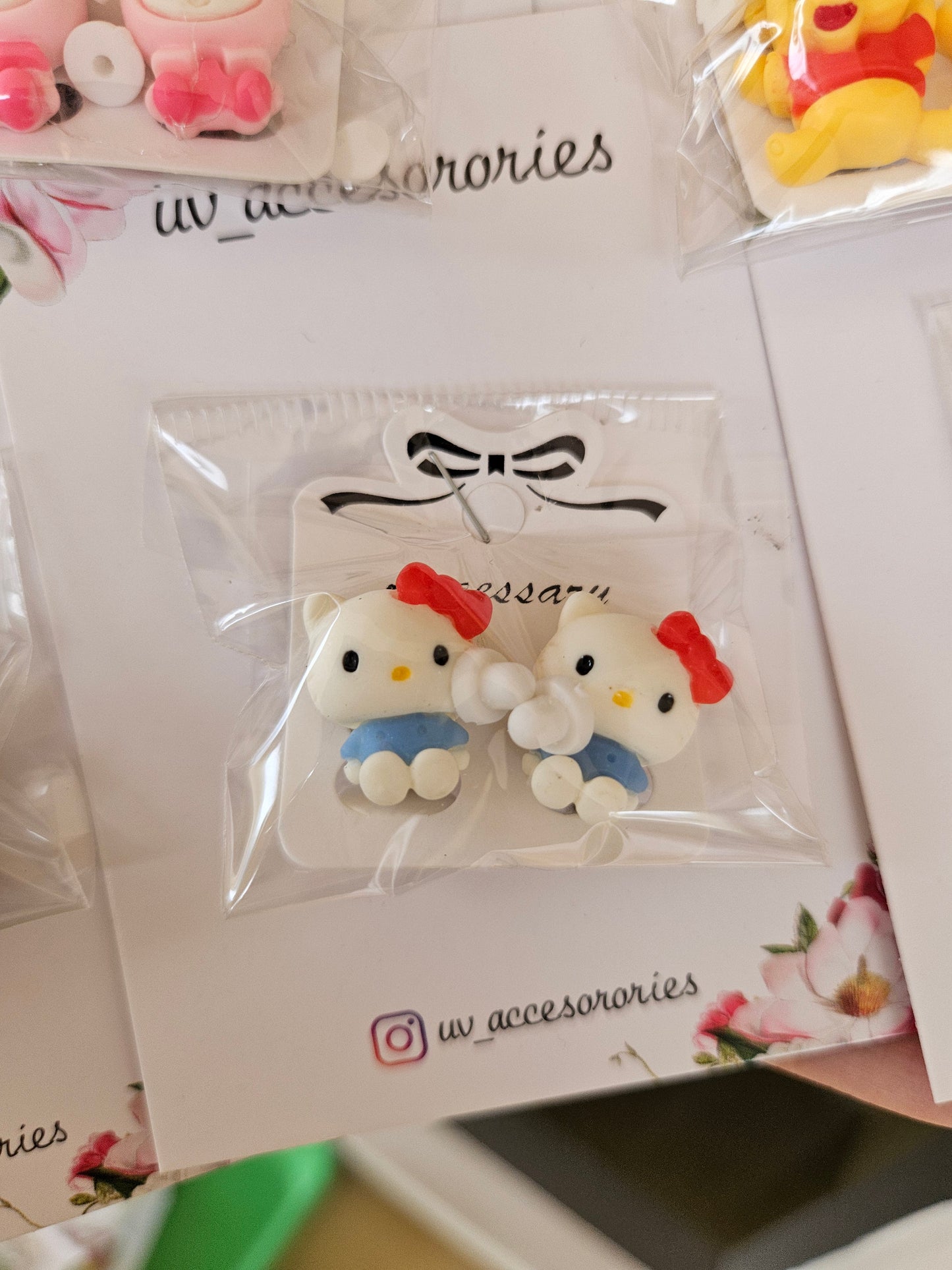 Cartoon clip on earring