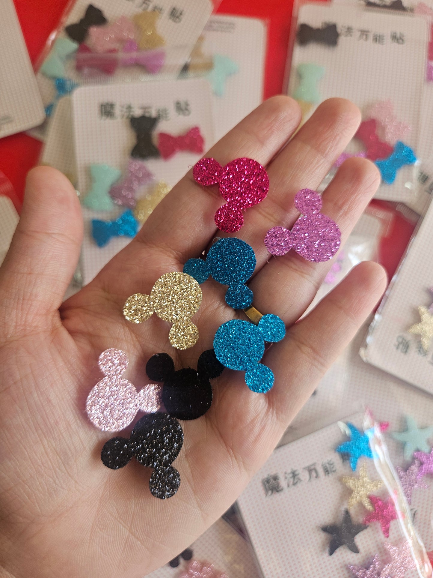 Hair stick ons