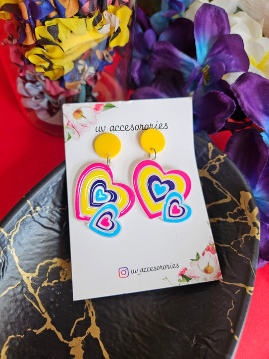 Heart earrings