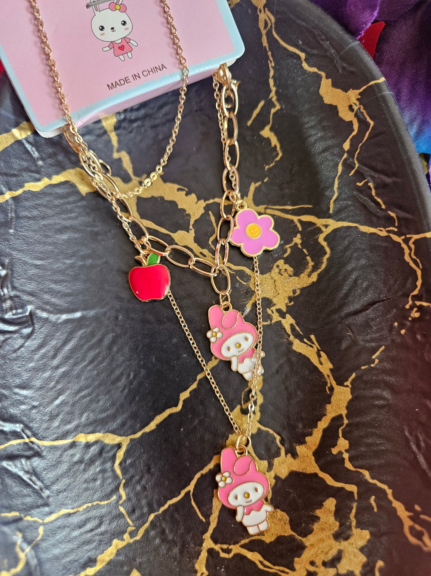 Sanrio bracelet and chain combo