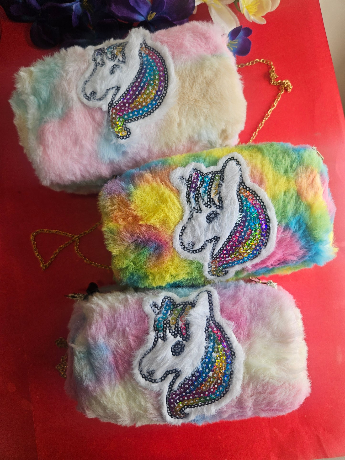 Unicorn fur pouch