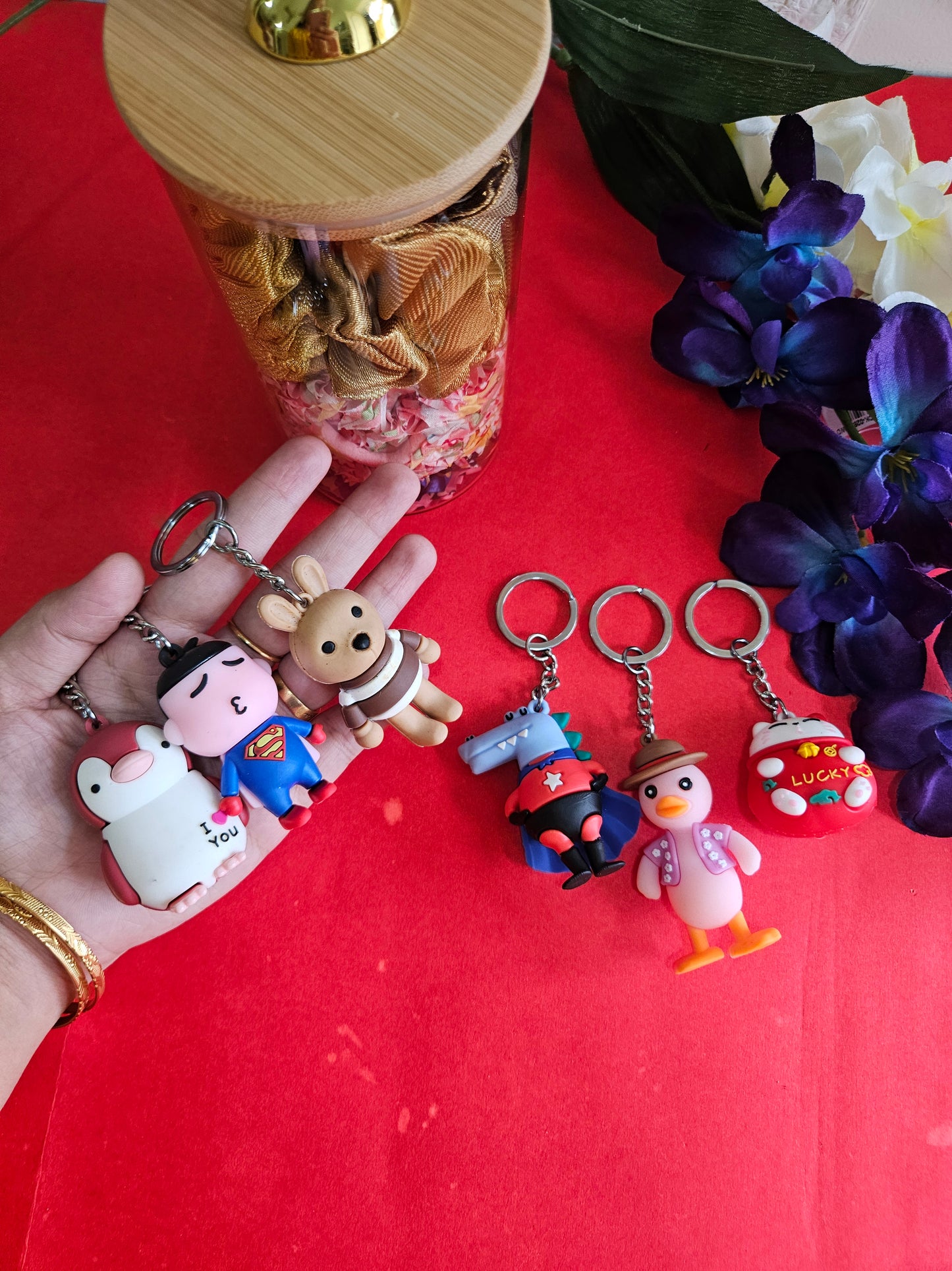 Cartoon keychains