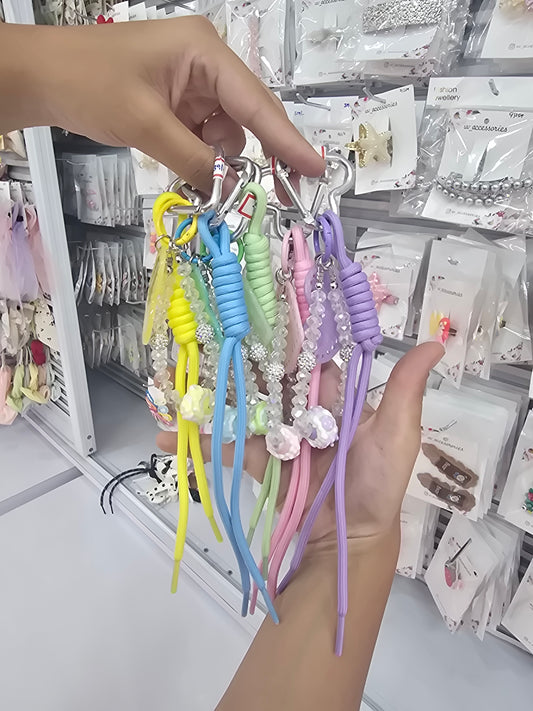 Heart beads bagcharm
