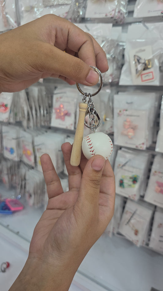 Baseball keychain