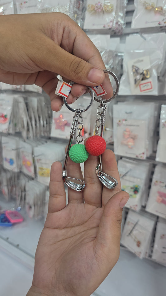 Golf keychain