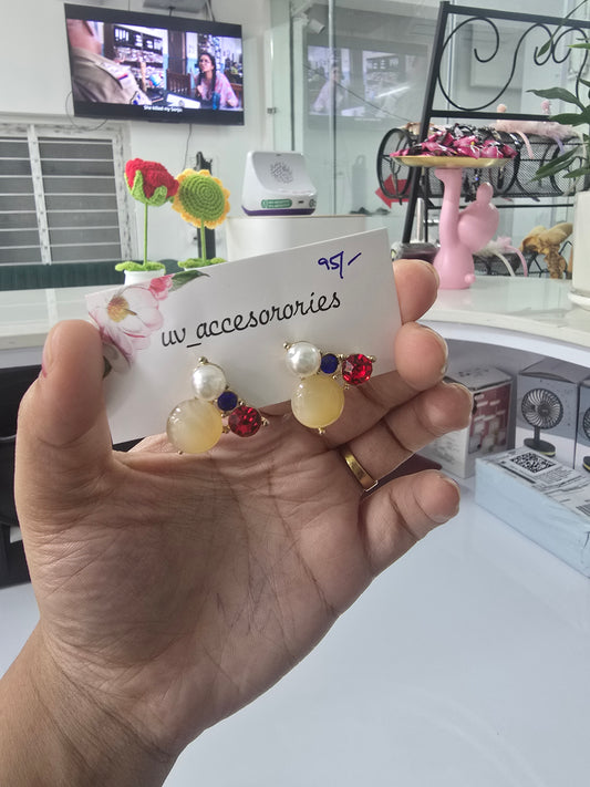 Stone earstuds