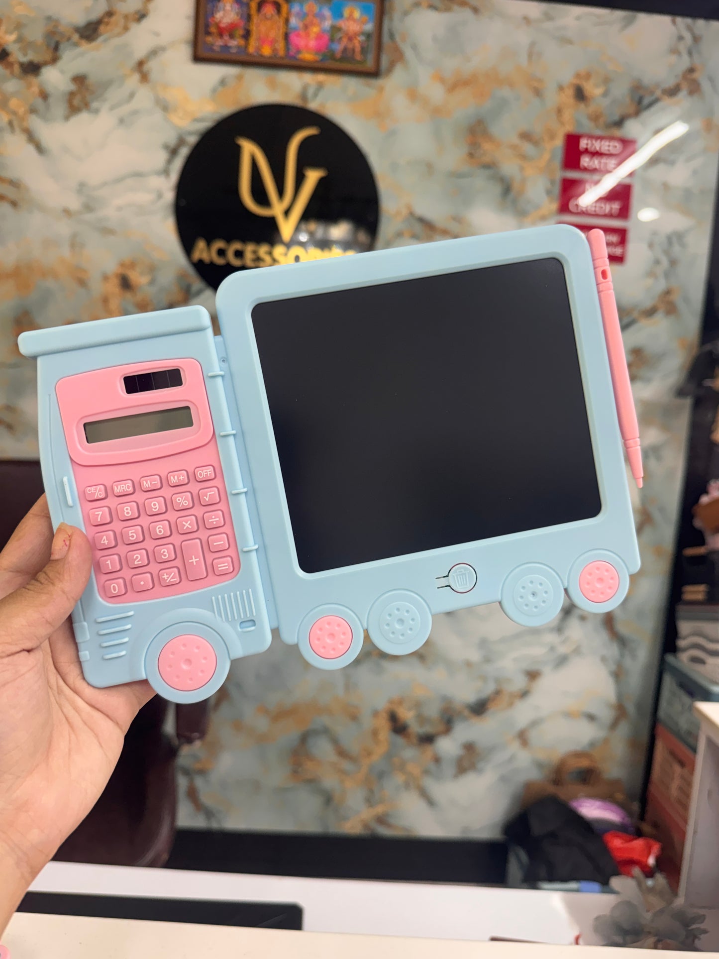 Lcd calculator panel