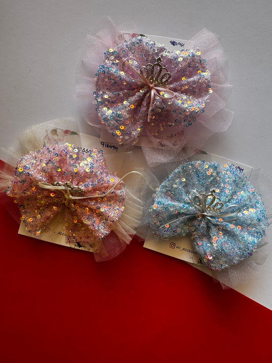 Sequence jumbo bow clips