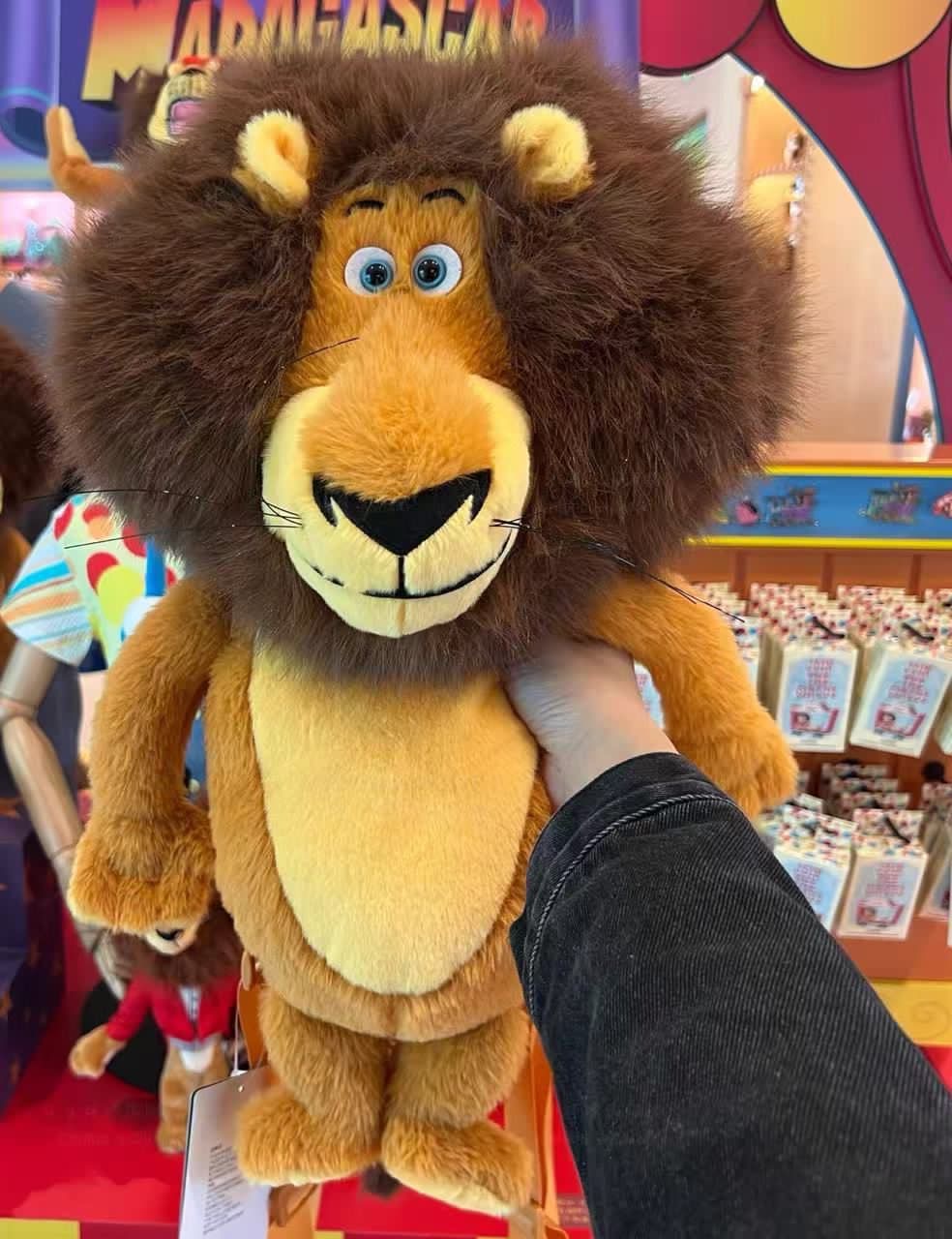Alex the lion backpack kids