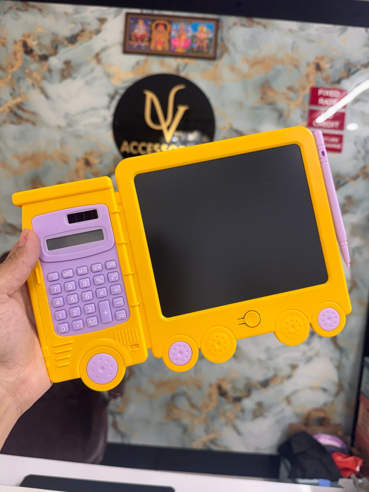Lcd calculator panel