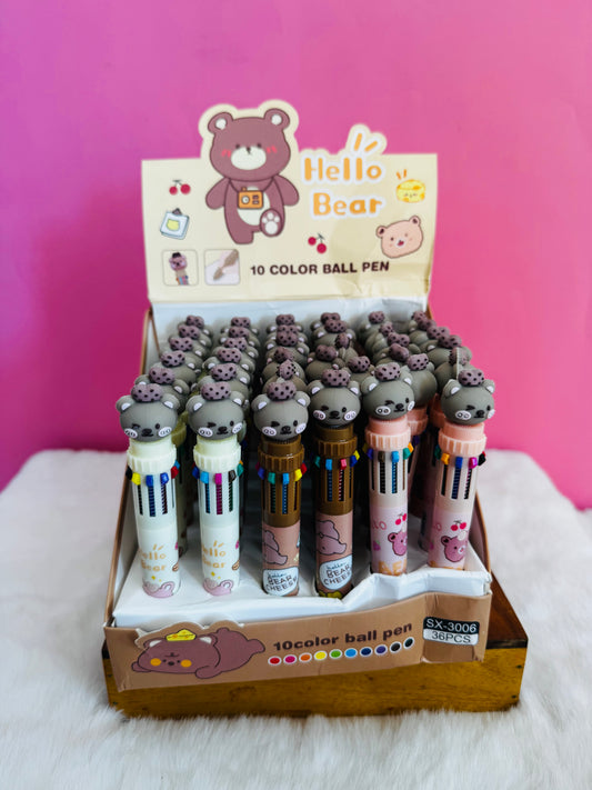 Teddy 10 in 1 pens