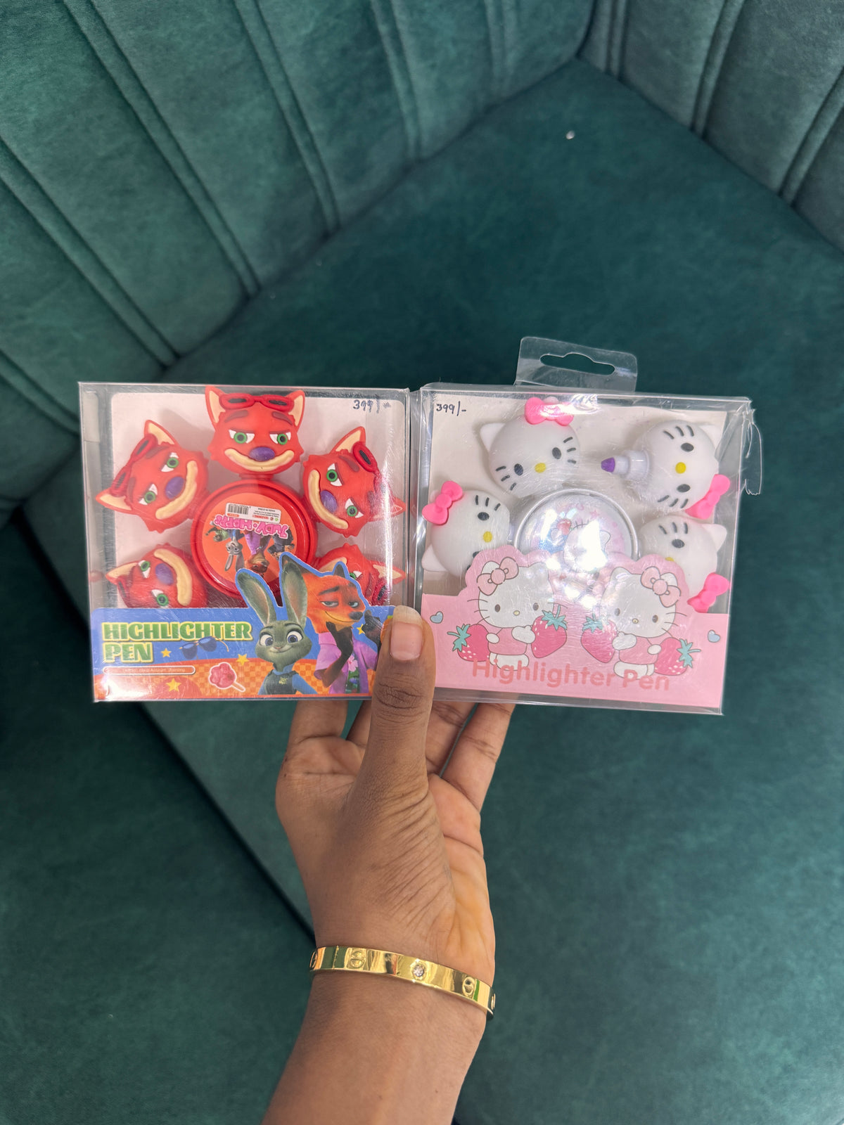 Cartoon highlighters