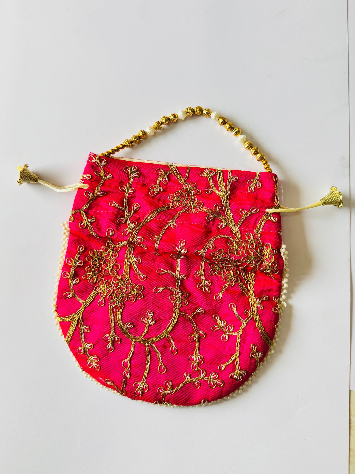 Embroidery potli