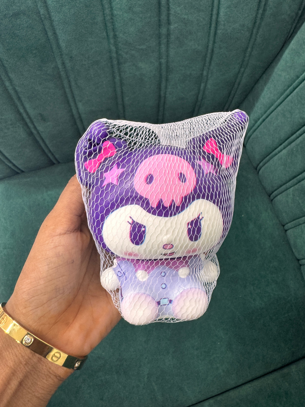 Character-themed squishy mesh toy