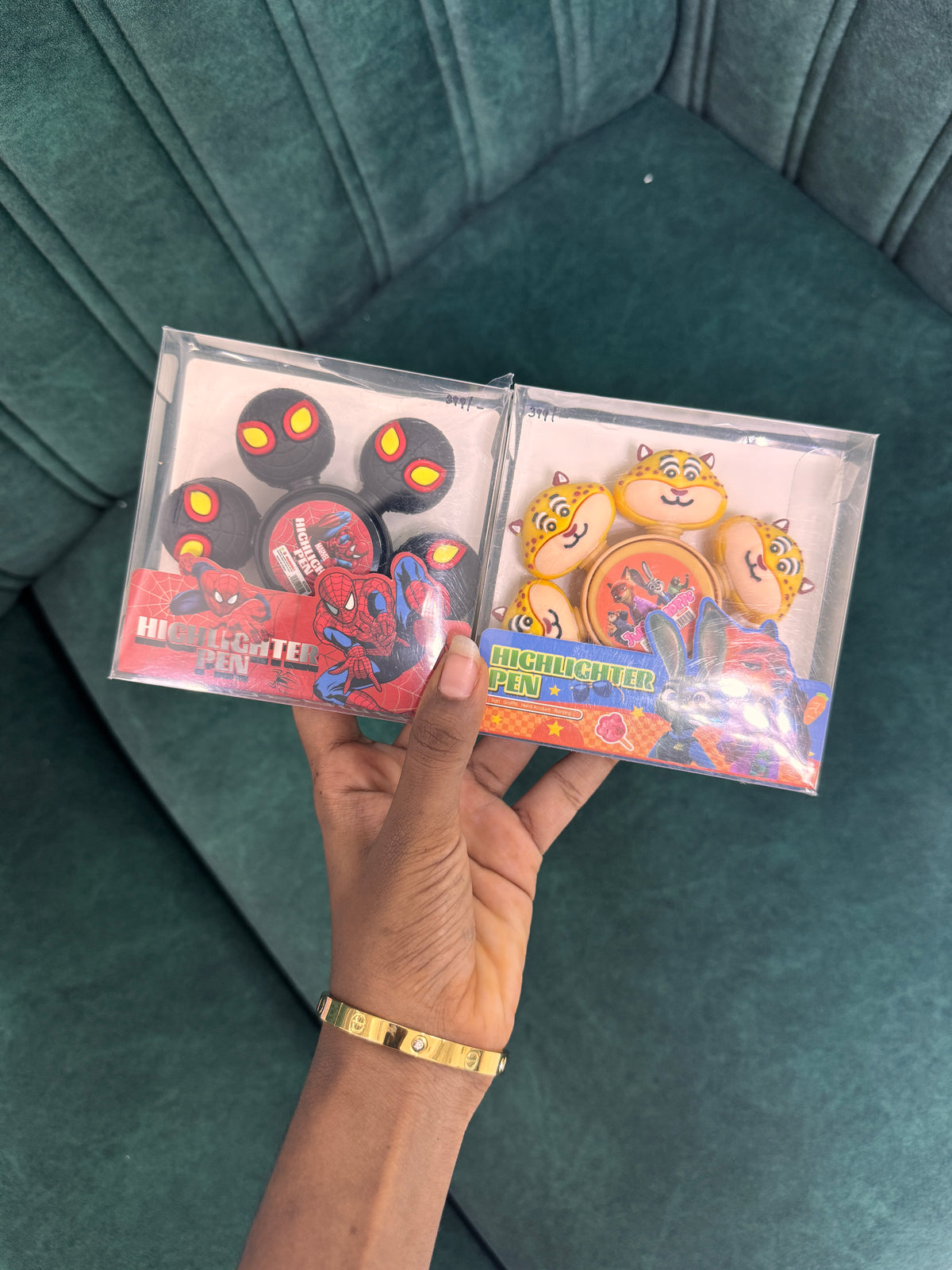 Cartoon highlighters