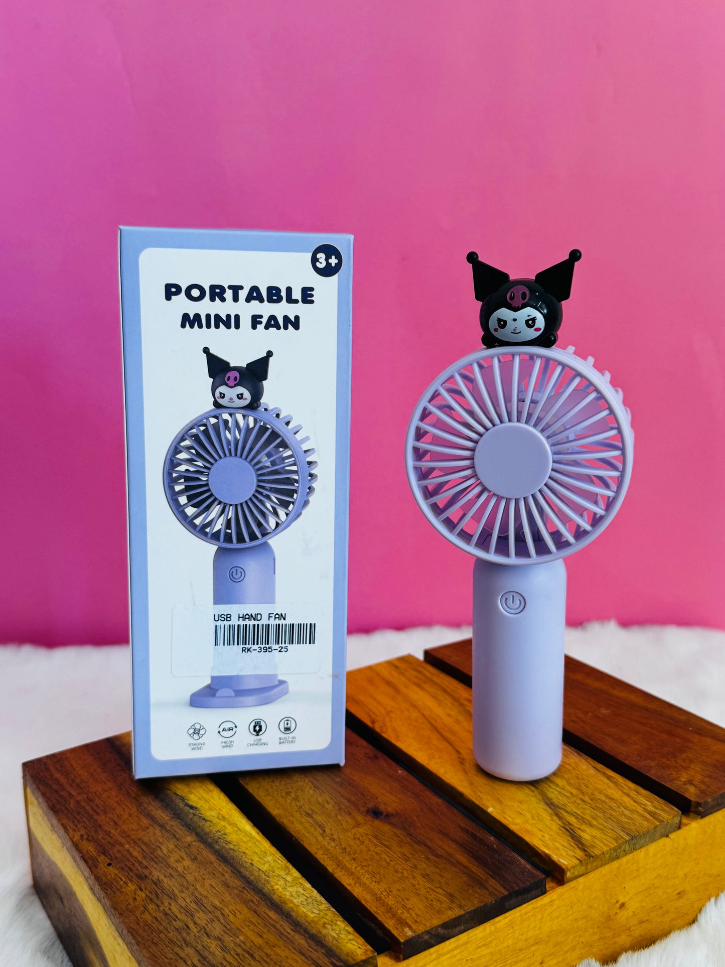Sanrio portable mini fan
