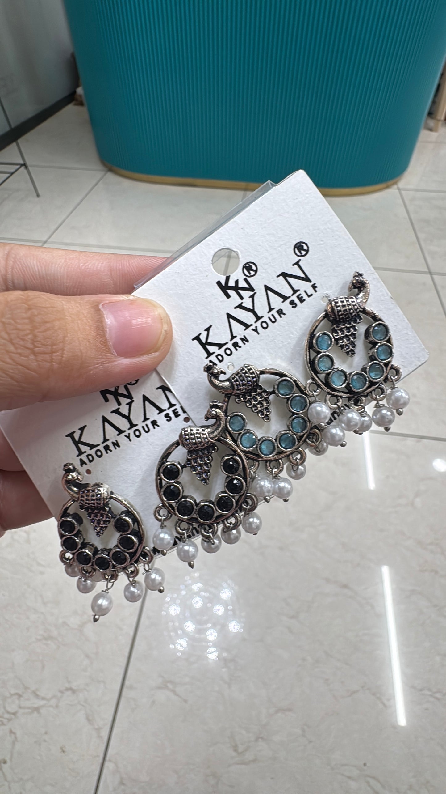 Peacock chandbalis