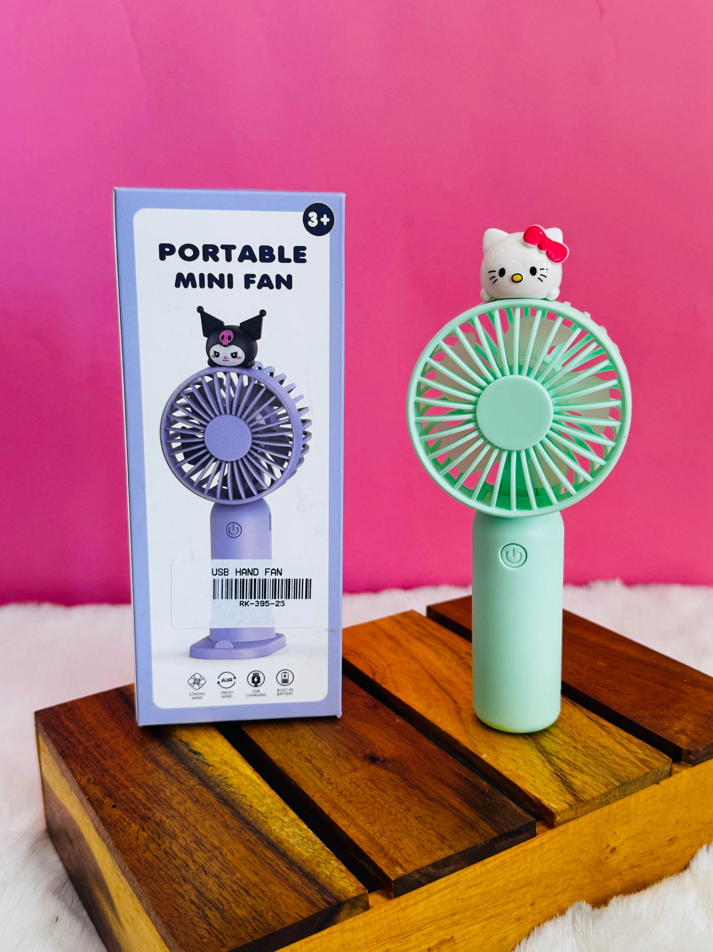 Sanrio portable mini fan