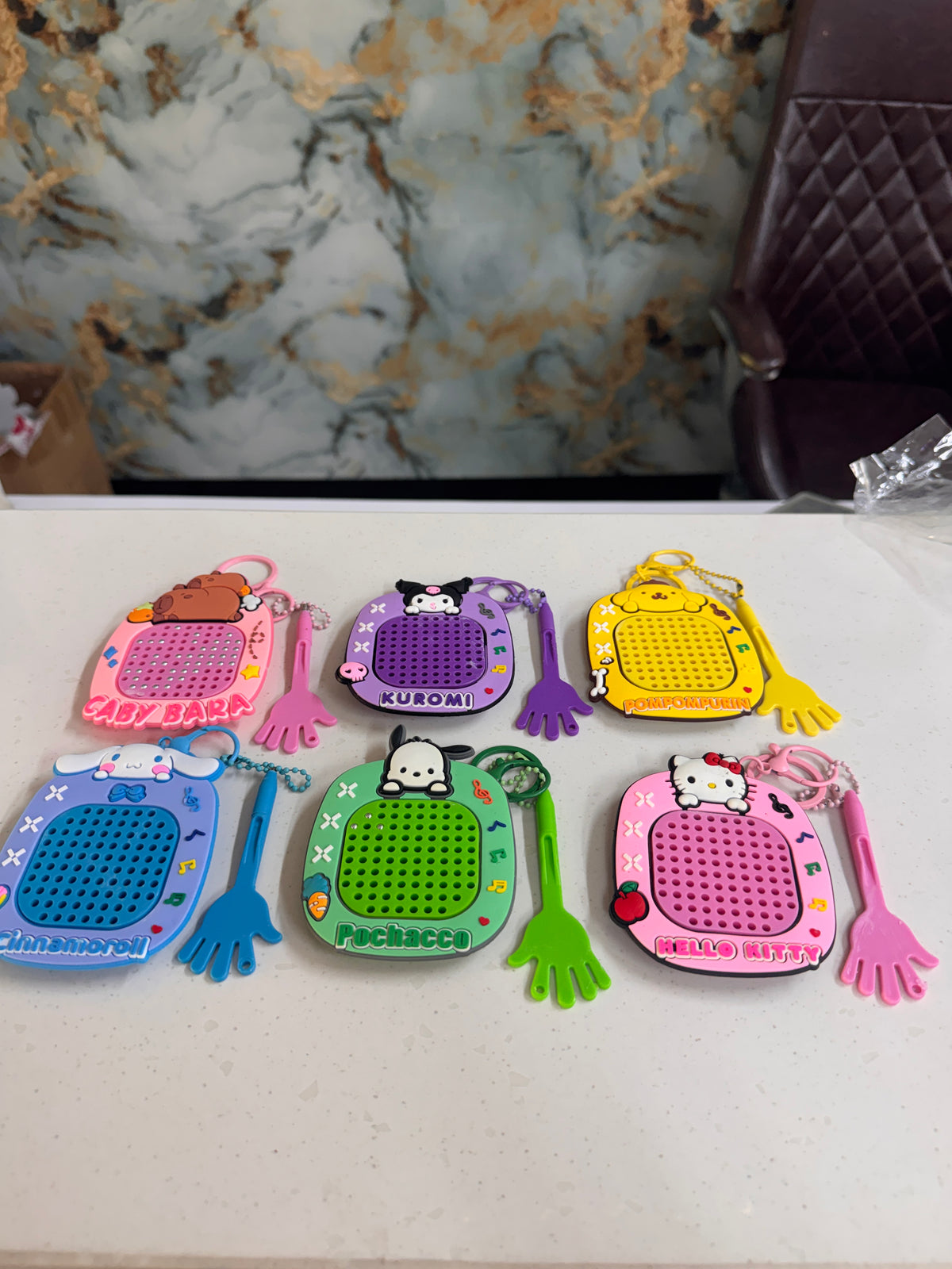Maze puzzle keychain