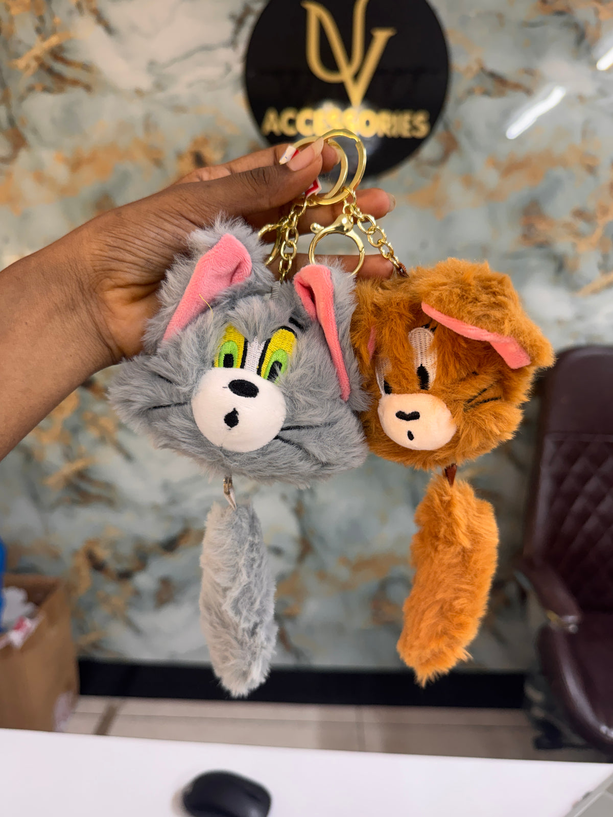 Cat holder keychain