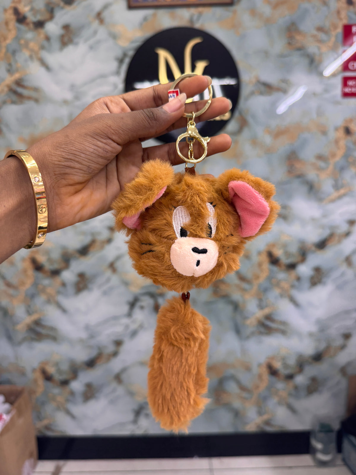 Cat holder keychain