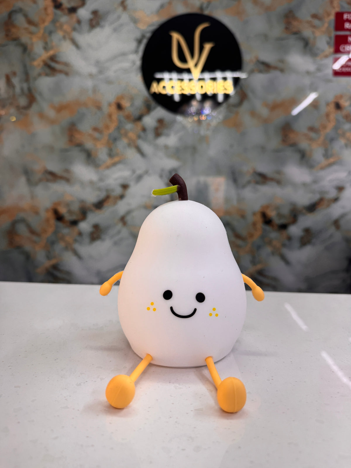 Cute pear silicone LED Night-lamp