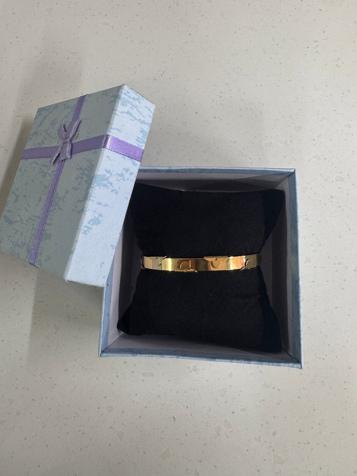 Zodiac sign gold bangle Kada