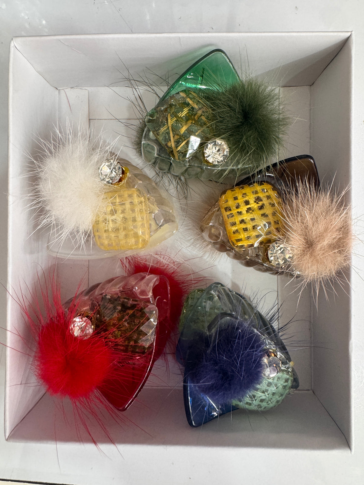Korean-style hair claw clips