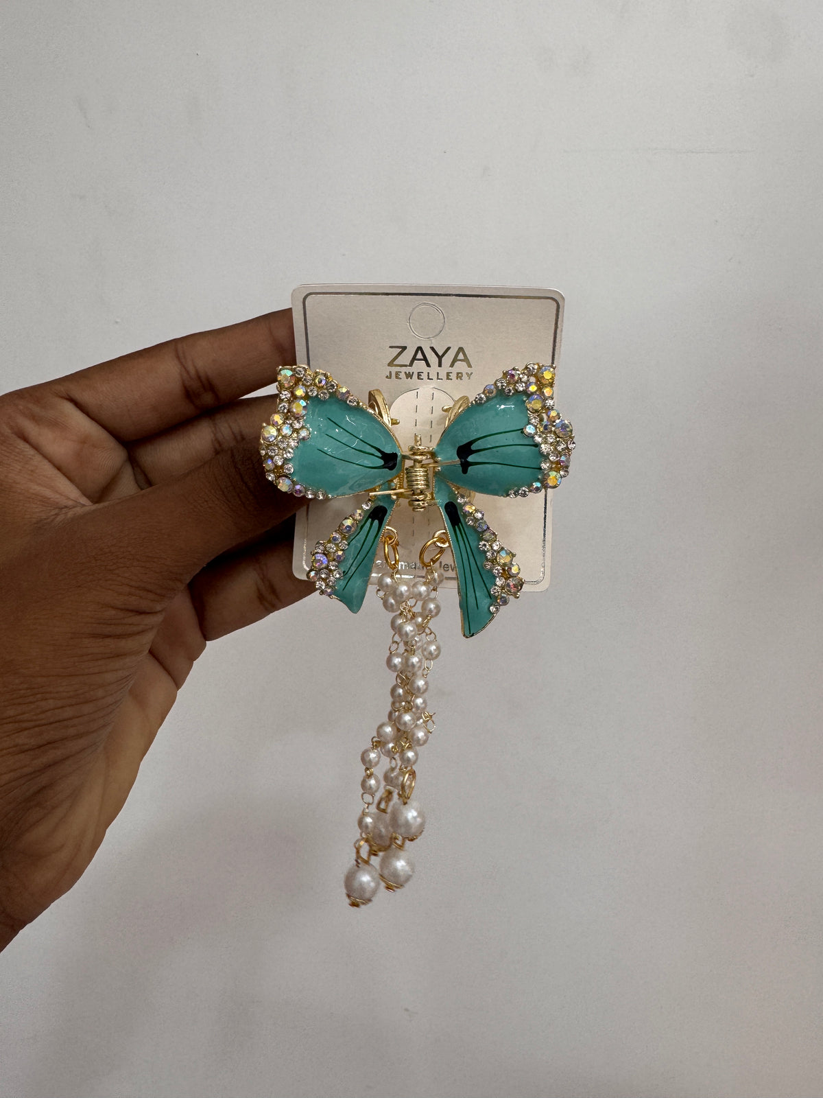 Butterfly tassel hair clutchers