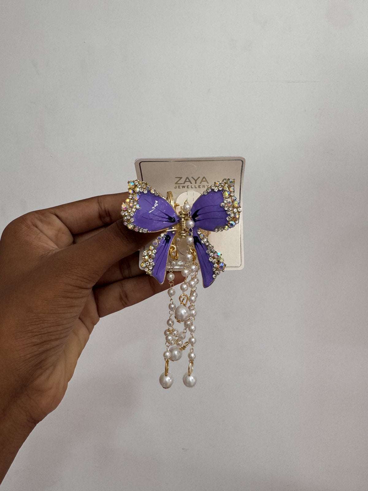 Butterfly tassel hair clutchers
