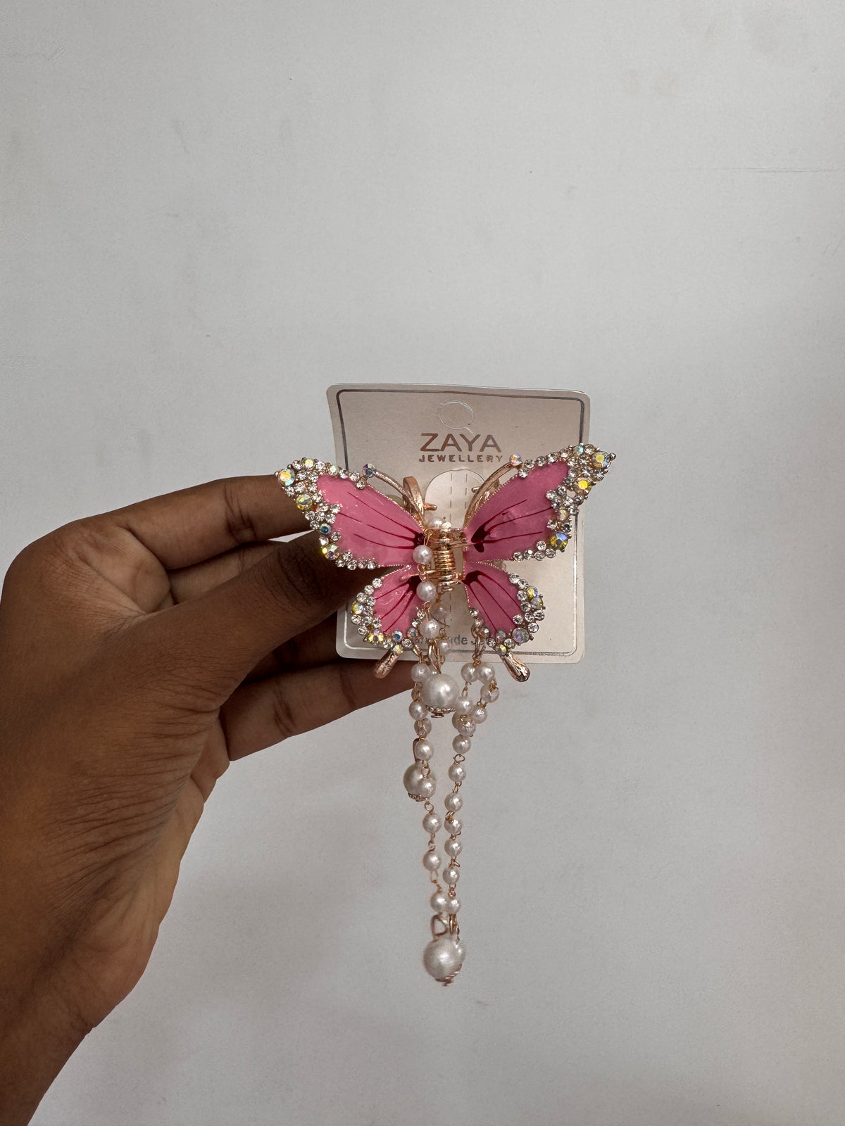 Butterfly tassel hair clutchers
